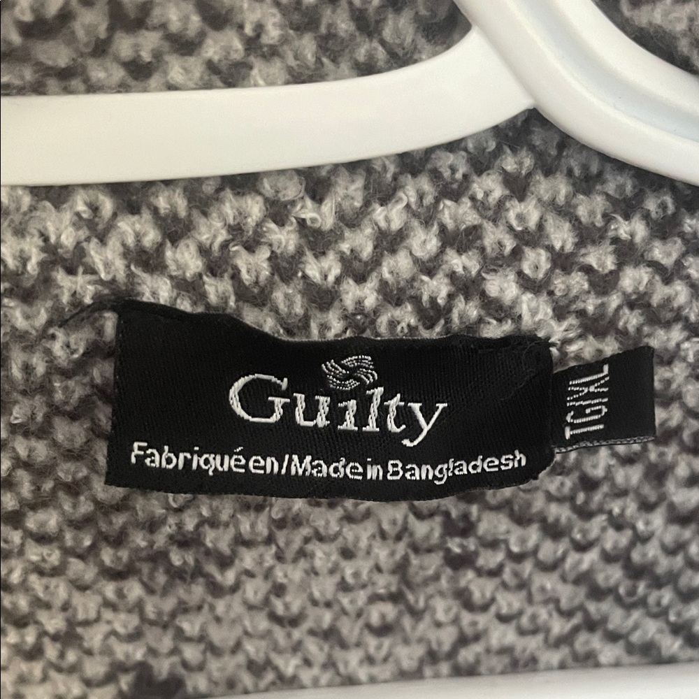 Chic Open Front Cardigan with Geometric Design - Picture 8 of 10